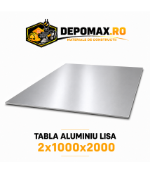 Tabla aluminiu lisa 2mm, 1000x2000mm (1050A)